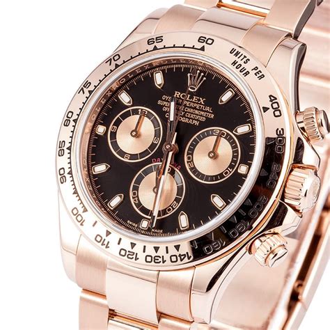 rolex pink gold mens watch